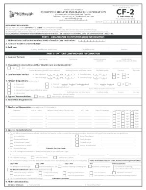 philhealth form cf2